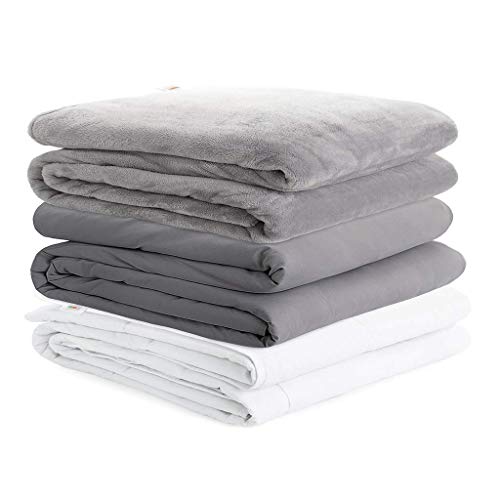 Degrees of Comfort Weighted Blanket 18 lbs Queen with Removable Cover