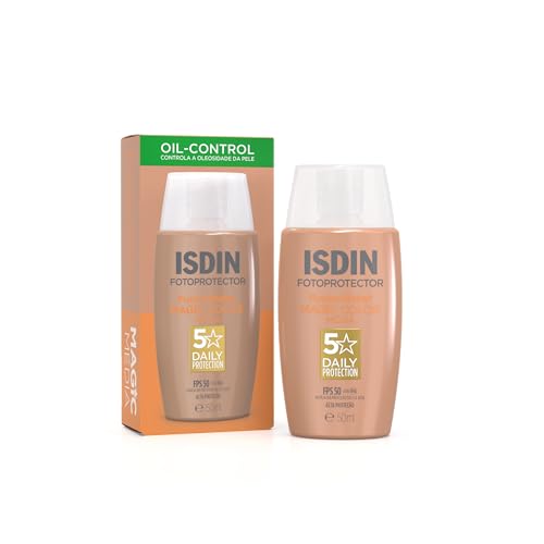 ISDIN Protetor Solar Facial Fusion Water Magic Color FPS 50 - Cor Média - 50ml