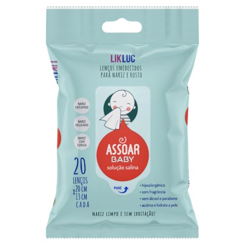 Likluc Assoarbaby Lenços Umedecidos Com Solução Salina Branco Tamanho Único