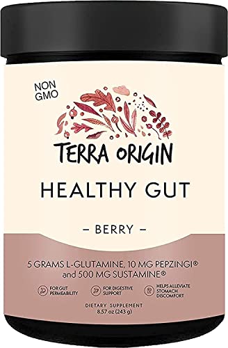 Healthy Gut Powder Berry Flavor Or30 Servings With L Glutamine Zinc