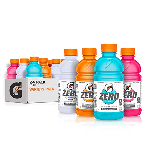 Gatorade Zero Sugar Thirst Quencher Glacier Cherry Variety Pack 12 Fl