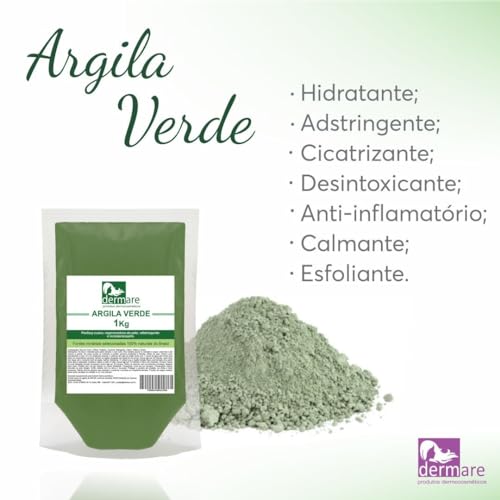 Argila Verde Detox 500G Dermare