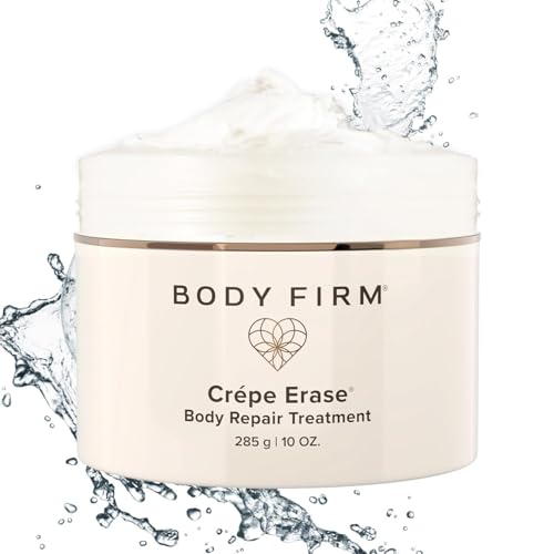 �️Body Firm Crepe Erase Body Repair Treatment, Anti Aging Firming Lotion with Collagen Peptides, Shea Butter, Vitamin E,