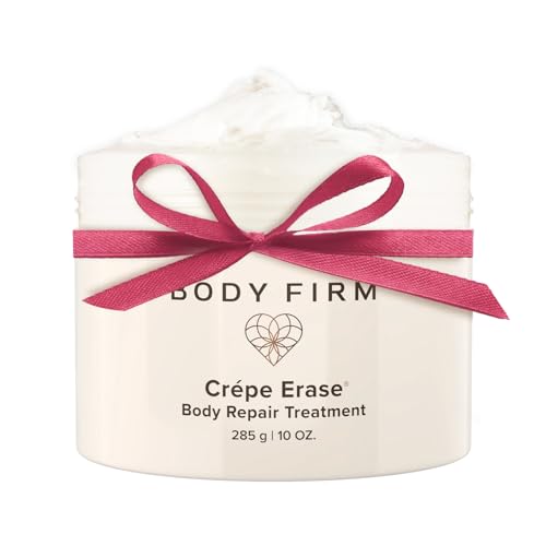 Body Firm Crepe Erase Body Repair Treatment, Anti Aging Firming Lotion with Collagen Peptides, Shea Butter, Vitamin E, Squalane and More, Promotes Women's Natural Collagen Production, 10 Oz