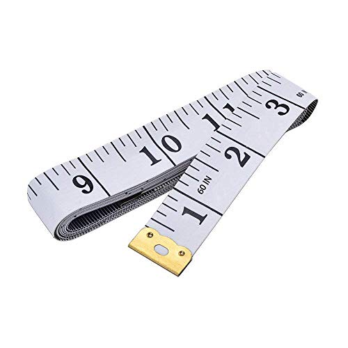 GDMINLO Soft Tape Measure Double Scale Body Sewing Flexible Tailor Craft Vinyl Ruler for Weight Loss Medical Body Measur