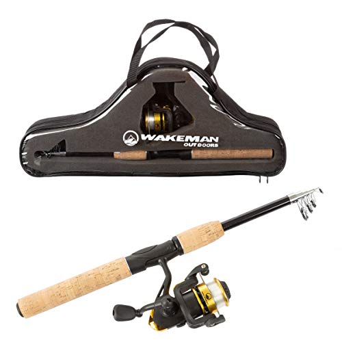 Wakeman Outdoors Ultra Series Telescopic Fishing Rod