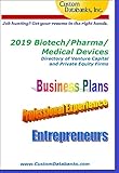2019 Biotechpharmamedical Devices Directory Of Venture Capital And Private Equity Firms Job Hunting Get Your Resume In The Right Hands English Edition