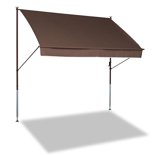 ANGERER Klemmmarkise Style braun, 300 cm