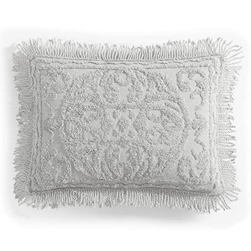 Beatrice Home Fashions Bedspread, Gray, 20" x 26"