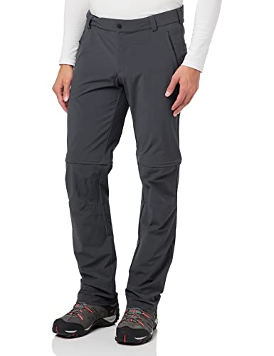 (-47%) Schöffel Herren Pants Folkstone Zip Off, vielseitige Hose mit Zip-Off Funktion, leichte Wanderhose für den Sommer, Asphalt, 26