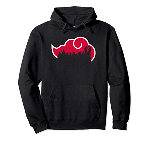 Naruto Shippuden Akatsuki Silhouette Anime Pullover Hoodie