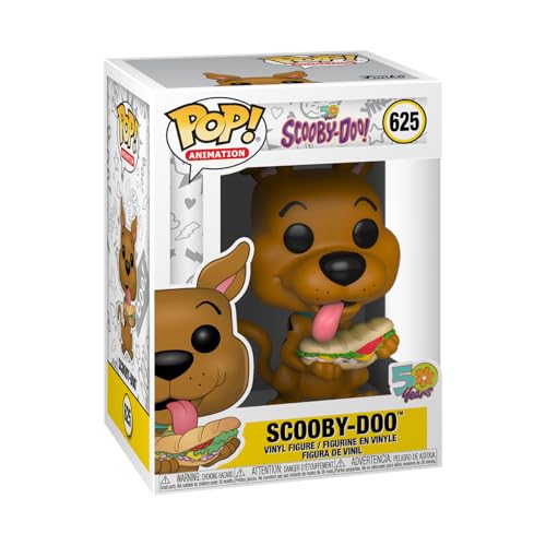Funko Pop Animation: Scooby Doo - Scooby Doo with Sandwich - Collectable Vinyl Figure - Gift Idea - Official Merchandise - Toys for Kids & Adults - Cartoon/Animation Fans