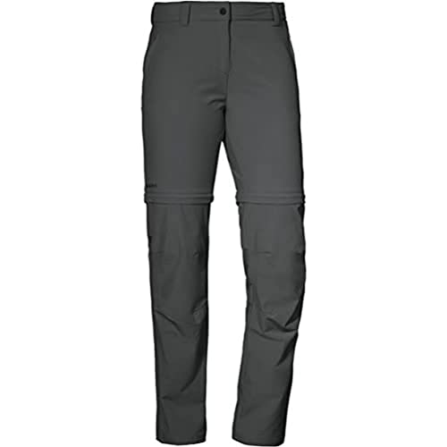 🔥 STARKER PREIS (-54%) Schöffel Damen Pants Ascona Zip Off Hose, asphalt, 17 (XS)