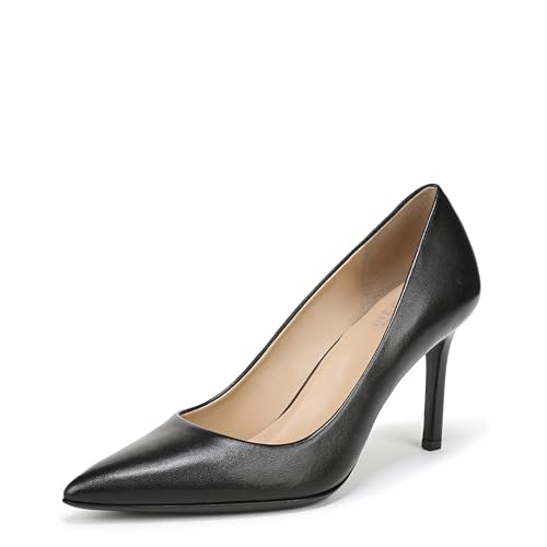 Naturalizer Womens Anna Pump Black Leather 7 M