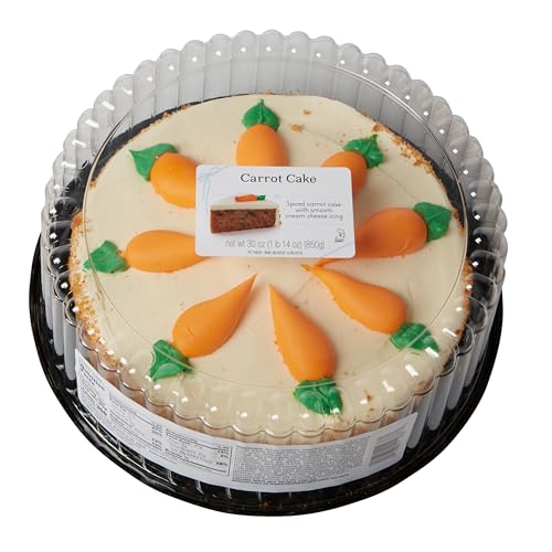 Our Specialty Single Layer Spiced Carrot Cake with Cream Cheese Icing, Frozen, 8", 30 Ounces