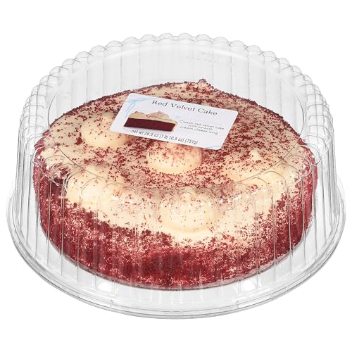 Our Specialty Classic Red Velvet Cake with Smooth Cream Cheese Icing, 8 Inch, 26.50oz
