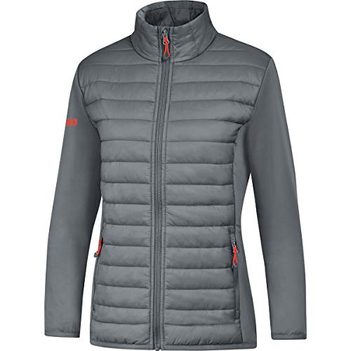 (-48%) JAKO Damen Hybridjacke Premium, Steingrau, 40