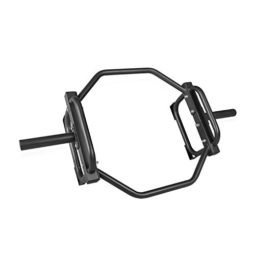 CAP Barbell Olympic Trap Bar, Hex/ Shrug Bar, Deadlift Bar, Black, 50 inches