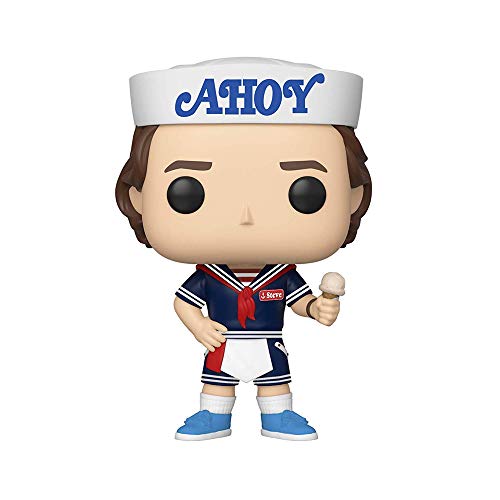Funko Pop Television: Stranger Things - Steve Harrington with Hat & Ice Cream - Collectable Vinyl Figure - Gift Idea - Official Merchandise - Toys for Kids & Adults - Fantasy Fans