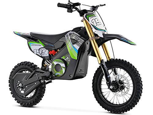 MotoTec 36v Pro Electric Dirt Bike 1200w Lithium Green