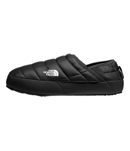 THE NORTH FACE Women's Thermoball Traction Mule V Winter Shoe | Insulated & Water Repellent, Rubber Outsole, TNF Black/TNF Black, 9