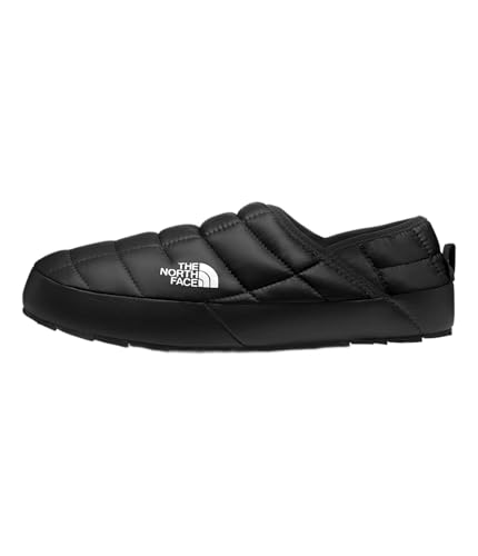 THE NORTH FACE Men's Thermoball Traction Mule V Winter Shoe | Insulated & Water Repellent, Rubber Outsole, TNF Black/TNF White, 11