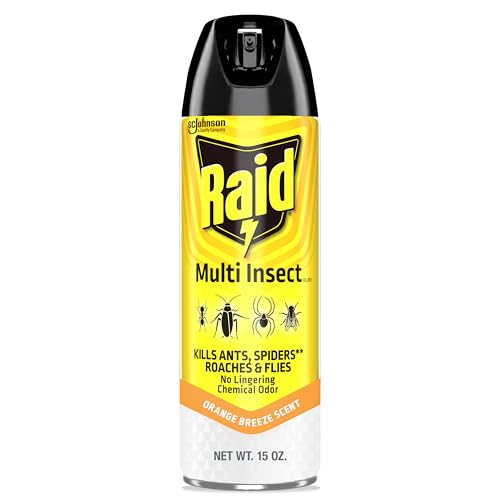 Raid Multi Insect Killer Orange Breeze Scent Kills Ants Roaches
