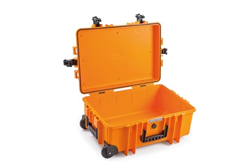 B&W Transportkoffer Outdoor - Typ 6700 Orange - IP67 Zertifizierung, staubdicht, bruchsicher und unverwüstlich
