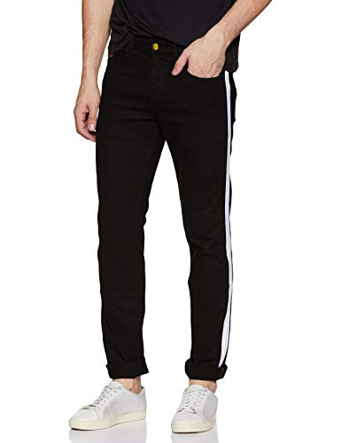 Campus Sutra Men's Mid Rise Slim Jeans