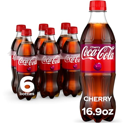 Coca-Cola Coke Cherry Soda, 16.9 fl oz, 6 Pack
