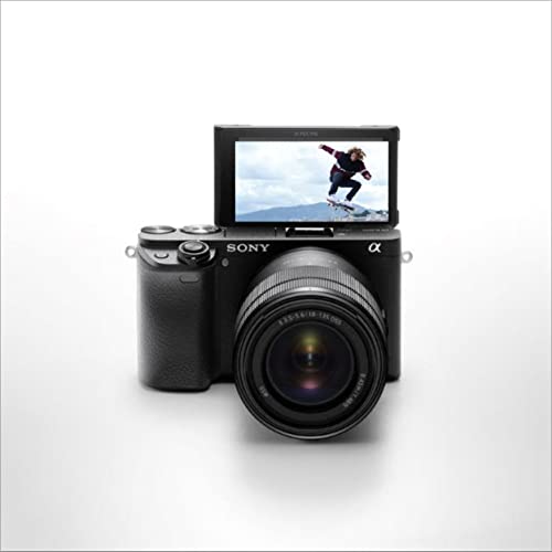 Sony Alpha ILCE-6400M 24.2MP Mirrorless Digital SLR Camera (Black) with 18-135mm Zoom Lens | APS-C Sensor |Real-Time Eye Auto Focus | 4K Vlogging Came