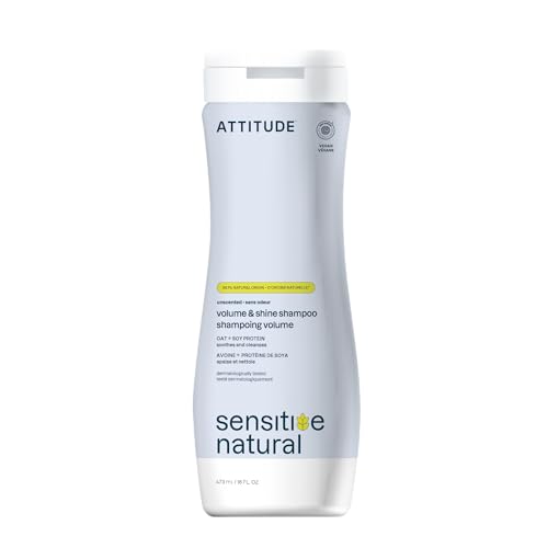 ATTITUDE Volumizing Shampoo for Sensitive Scalp, Unscented, 473 mL