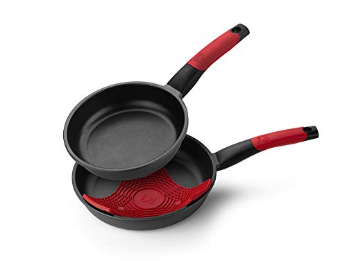 🔥 SELTEN SO GÜNSTIG (-51%) BRA Premiere | Set aus 20 und 24 cm großen Bratpfannen, Aluminiumguss