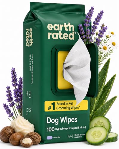 Earth Rated dog wipes product image.