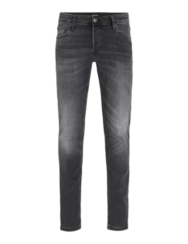 (-25%) JACK & JONES Herren Slim Fit Jeans Glenn Skinny Tapered JJI Glenn ORIGINAL AM, Farben:Schwarz-2, Größe Jeans:31W / 32L