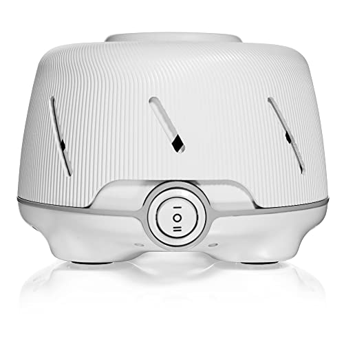 Yogasleep Dohm (White/Gray) The Original White Noise Machine, Relaxing Natural Sound from a Real Fan, Sleep Aid & Noise Cancelling for Adults & Baby, Office Privacy & Meditation, Baby Registry