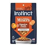 Instinct Raw Boost Mixers, Freeze Dried Cat Food Toppers with Functional Ingredients, Grain Free, Real Chicken - Digestive Health, 5.5 oz Bag