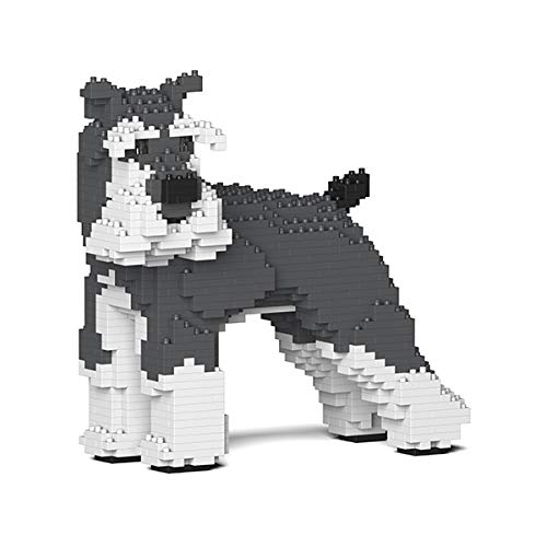 JEKCA Standard Schnauzer 02S-M01 | Dog Plastic Building Blocks | Age 14+