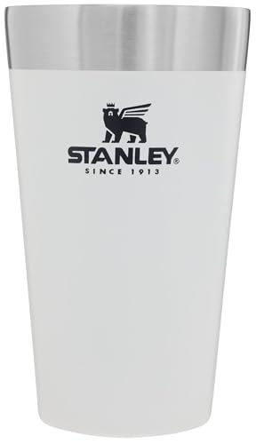 STANLEY Adventure Stacking Beer Pint Glass 16oz | Stackable Drinking Cup for Cold Beverages | Dishwasher Safe | Insulated Stainless Steel Tumbler | BPA-Free | Polar : Toys &amp; Games