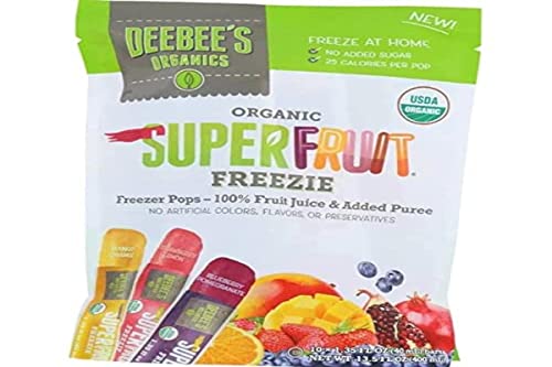 Deebees Organic Superfruit Freezer Bars 12ct 24 Fz