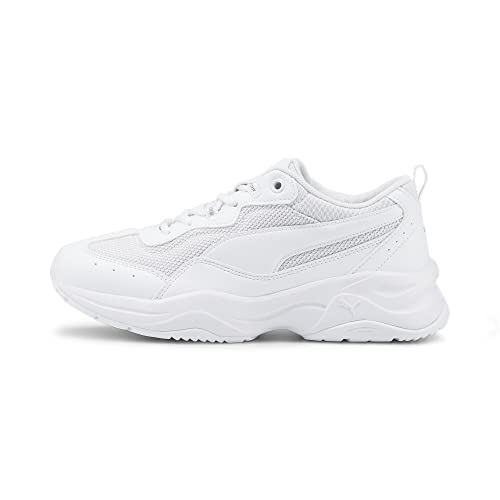 (-35%) PUMA Damen Cilia Sneaker, White Gray Violet Silver, 35.5 EU