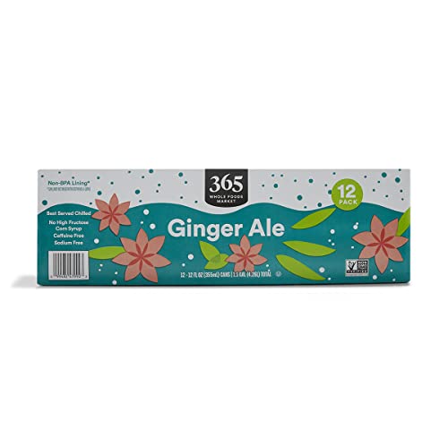 365 by Whole Foods Market, Ginger Ale Cans, 12 Fl Oz (Pack of 12)