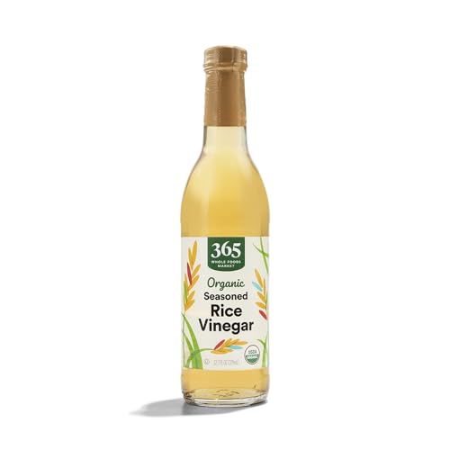 365 Everyday Value Organic Rice Vinegar, Seasoned, 12.7 oz, 12.7 fl oz
