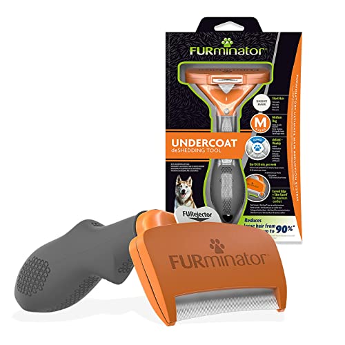 FURminator deShedding para perros medianos de pelo corto, talla M