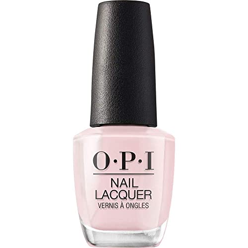 OPI Nail Lacquer Baby, Take a Vow | Sheer Soft Pink Crème Chip Resistant Nail Polish | Fast Drying, Streak Free