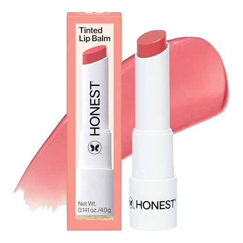 Honest Beauty Moisturizing Vegan Tinted Lip Balm | Antioxidant-rich Acai Extracts + Avocado Oil | Paraben Free + Cruelty Free | Summer Melon