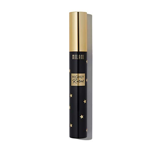 Milani Highly Rated Mascara - Black | Lengthening and Voluminous Mascara | Best Mascara | Separates and Builds Lashes | Use With Milani Makeup (0.41 Fl. Oz.)