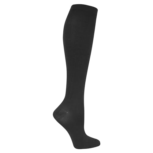 Dr. Scholl's womens Graduated Compression Knee High - 1 & 2 Pair Packs Casual Sock, Black, 6.5-12 US