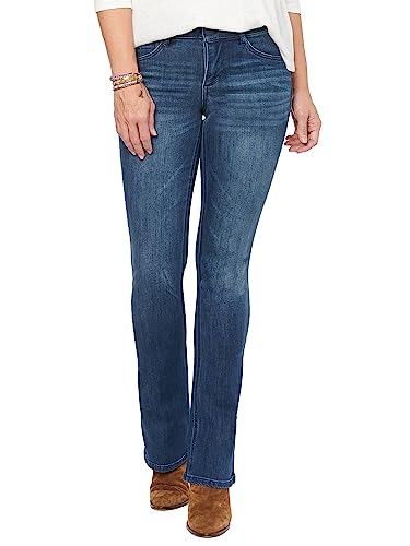 Democracy womens Absolution Itty Bitty Boot Jeans, Blue, 8 US