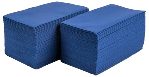 Perfect Stix - PS 2 PLY DINNER NAP Navy Blue 125CT 2 Ply Dinner Napkin Navy Blue, 3" Height, 4" Width, 8" Length 125ct